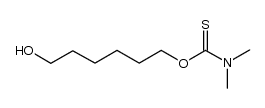 O-6-hydroxyhexyl dimethylcarbamothioate结构式