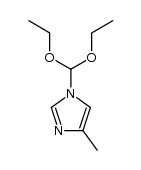 1-(diethoxymethyl)-4-methylimidazole Structure