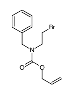 prop-2-enyl N-benzyl-N-(2-bromoethyl)carbamate Structure