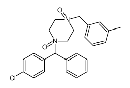 美克洛嗪N,N'-二氧化物结构式