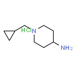 1-(环丙基甲基)哌啶-4-胺盐酸结构式