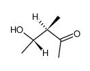 2-Pentanone, 4-hydroxy-3-methyl-, [S-(R*,S*)]- (9CI) Structure