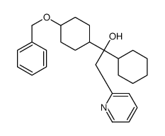 1-Cyclohexyl-1-(4-benzyloxycyclohexyl)-2-(2-pyridinyl)ethanol(Mixture of Diastereomers)结构式