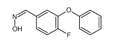 4-Fluoro-3-phenoxybenzaldehyde oxime Structure