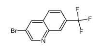 3-溴-7-(三氟甲基)喹啉结构式