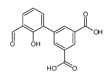 5-(3-formyl-2-hydroxyphenyl)benzene-1,3-dicarboxylic acid Structure