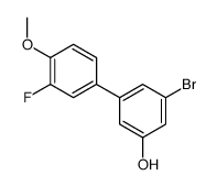 3-bromo-5-(3-fluoro-4-methoxyphenyl)phenol Structure