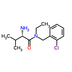 N-(2-Chlorobenzyl)-N-ethyl-L-valinamide Structure