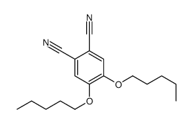 4,5-dipentoxybenzene-1,2-dicarbonitrile结构式