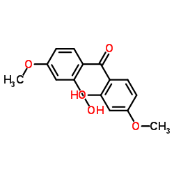 2,2'-二羟基-4,4'-二甲氧基二苯甲酮结构式