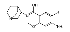 4-amino-N-(1-azabicyclo[2.2.2]octan-3-yl)-5-iodo-2-methoxybenzamide Structure