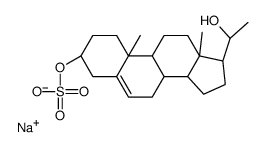 20α-二氢孕烯醇酮-d5 3-硫酸钠结构式