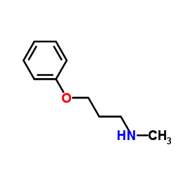 N-甲基-3-苯氧基丙烷-1-胺结构式