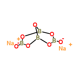 Sodium tetraborate structure