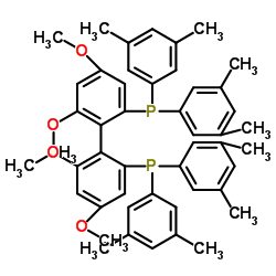 (S)-2,2'-双[双(3,5-二甲基苯基)膦基]-4,4',6,6'-四甲氧基联苯结构式