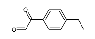 2-(4-ethylphenyl)-2-oxoacetaldehyde hydrate Structure