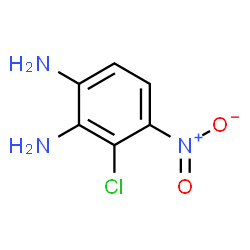 3-氯-4-硝基-1,2-苯二胺结构式