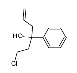 1-chloro-3-phenyl-5-hexen-3-ol Structure