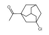 1-acetyl-3-chloroadamantane Structure