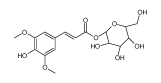 1-[3-(4-Hydroxy-3,5-dimethoxyphenyl)-2-propenoate] Structure