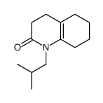 1-(2-methylpropyl)-3,4,5,6,7,8-hexahydroquinolin-2-one结构式