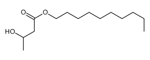 decyl 3-hydroxybutanoate结构式