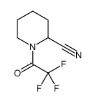 2-Piperidinecarbonitrile, 1-(trifluoroacetyl)- (9CI)结构式