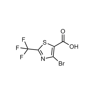 4-溴-2-(三氟甲基)噻唑-5-羧酸结构式