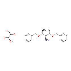 O-苄基-L-苏氨酸苄酯草酸盐结构式