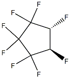 trans-1H,2H-Octafluorocyclopentane结构式