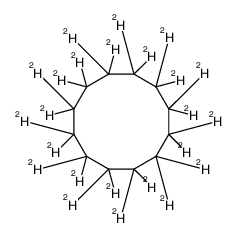 1,1,2,2,3,3,4,4,5,5,6,6,7,7,8,8,9,9,10,10,11,11,12,12-tetracosadeuteriocyclododecane Structure
