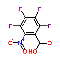 2,3,4,5-四氟-6-硝基苯甲酸结构式