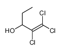 1,1,2-trichloropent-1-en-3-ol结构式