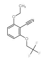 2-乙氧基-6-(2,2,2-三氟乙氧基)苯甲腈结构式