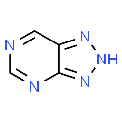 6H-1,2,3-Triazolo[4,5-d]pyrimidine (9CI) structure