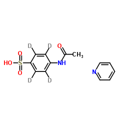4-Acetamido(2H4)benzenesulfonic acid-pyridine (1:1) Structure