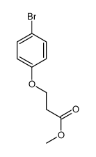 methyl 3-(4-bromophenoxy)propanoate Structure
