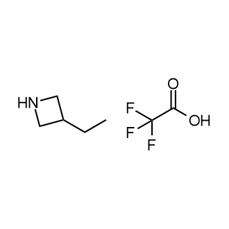 3-Ethylazetidine 2,2,2-trifluoroacetate Structure