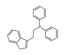 2-(3H-inden-1-yl)ethyl-diphenylphosphane结构式