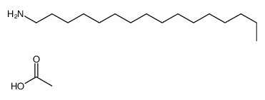 hexadecylammonium acetate Structure