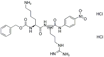 Z-Lys-Arg-pNA · 2 HCl structure