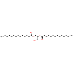 1,2-Dimyristoyl-rac-glycerol Structure