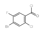 4-BROMO-2-CHLORO-5-FLUOROBENZOYL CHLORIDE Structure