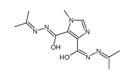 1-methyl-4-N,5-N-bis(propan-2-ylideneamino)imidazole-4,5-dicarboxamide结构式