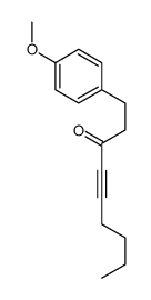 1-(4-methoxyphenyl)non-4-yn-3-one结构式