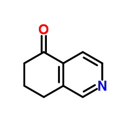7,8-二氢-6H-异喹啉-5-酮结构式