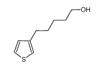 5-thiophen-3-yl-pentan-1-ol结构式