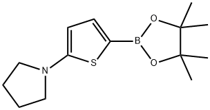 5-(Pyrrolidino)thiophene-2-boronic acid pinacol ester Structure