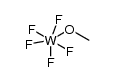 tungsten(VI) pentafluoride methoxide结构式