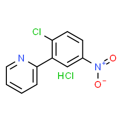 2-(2-氯-5-硝基苯基)吡啶盐酸盐结构式